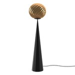 Tom Dixon Whirl Cone Fat lampe de sol, or - noir, image produit