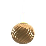 Tom Dixon Whirl pendel, 45 cm, guld, produktbild