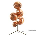 Tom Dixon Whirl Floor Chandelier, LED, kupari, näkymä 1
