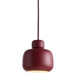 Woud Stone pendant, small, deep red, product image