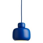 Woud Stone pendant, small, cobalt blue, product image