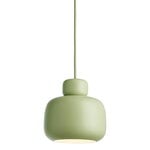 Woud Stone pendant, small, matcha green, product image