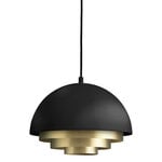 Warm Nordic Lampada a sospensione Milieu Colour Mini, nero opaco - ottone