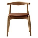 Carl Hansen & Søn CH20 Elbow chair, oiled oak - cognac leather Thor 307