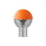 Verpan Wire Portable lámpara de mesa, 18 cm, cromo - naranja, imagen del producto