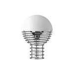 Verpan Wire - Lampe de table portable, 18 cm, chrome - blanc, image produit