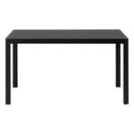 Muuto Workshop pöytä, 130 x 65 cm, musta - musta linoleumi