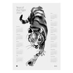 Teemu Järvi Illustrations Year of the Tiger julistekalenteri 2022, 50 x 70 cm