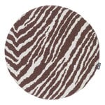 Artek Zebra seat cushion, brown - white, view 1