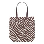 Artek Zebra tote bag, brown - white, view 1