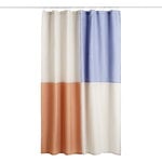 HAY Check shower curtain, blue