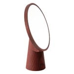 Wooden Kuvastin peili, iso, punainen, näkymä 1