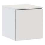 Lundia Fuuga nightstand with drawer, wall mounting, cashmere, view 1