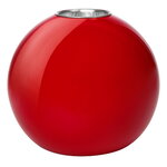 Aarikka Pallo candleholder, red - silver, view 1