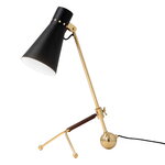 Innolux Tapio table lamp, black - brass, product image