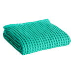 HAY Serviette de bain Waffle, vert émeraude