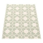 Pappelina Anya runner rug, misty mint - vanilla, product image