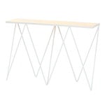 &New Giraffe console table, paper white