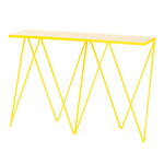 &New Giraffe console table, yellow