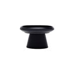 Vaidava Ceramics Eclipse pillar candle holder, black, product image