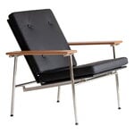 YK collection Triennale chair, oak - black, black cushions with buttons, product image