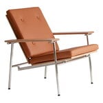 YK collection Triennale chair, roble, cojines marrón coñac con botones, imagen del producto