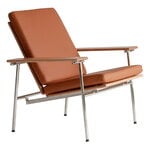 YK collection Triennale Stuhl, Eiche, cognacbraune Kissen, produktbild