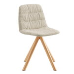 Viccarbe Maarten chair, wooden swivel base, matt oak - Gaudi 05