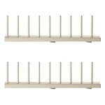 String Furniture String place rack, 30 cm, 2 pcs, beige, product image