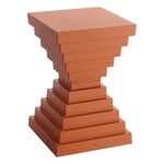 Kartell Prince Ohoh stool, brick red, view 1
