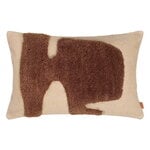 ferm LIVING Lay cushion, 40 x 60 cm, sand - sugar kelp