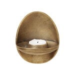 ferm LIVING Agapé wall tealight holder, brass, product image