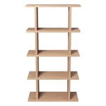 ferm LIVING Kona bookcase 1x4, natural oak, product image