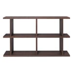 ferm LIVING Kona bookcase 2x2, dark stained oak, product image