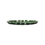 ferm LIVING Plait platter 30 cm, emerald green, product image