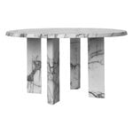 Ferm Living Taula coffee table, white - charcoal, product image