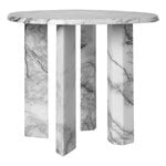 ferm LIVING Taula side table, white - charcoal, product image