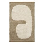 ferm LIVING Lay washable rug, dark taupe - off-white