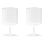Ferm Living Ripple viinilasit, 2 kpl, mattalasi, näkymä 3