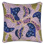Finarte Housse de coussin Paletti 50 x 50 cm, bleu, image produit