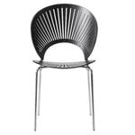 Fredericia Trinidad chair, black ash - chrome