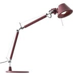 Artemide Tolomeo Micro table lamp, ruby red, special edition, view 1