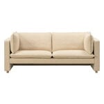 Fredericia Jota Sofa, 2-Sitzer, helles geöltes Eichenholz - Vidar 323, produktbild