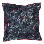 Marimekko Kurjenmarja tyynynpäällinen 50x50 cm, musta - sininen - punainen