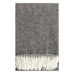 Lapuan Kankurit Arvo blanket, 130 x 180 cm, white - natural brown, product image