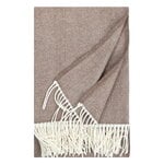 Lapuan Kankurit Elli blanket, 130 x 180 cm, white - brown, product image