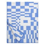 Lapuan Kankurit Koodi blanket, blue - light beige, product image