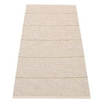 Pappelina Lea runner rug, linen - pine - vanilla, product image