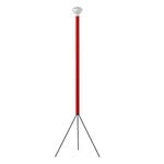 Flos Luminator floor lamp, dimmable, red