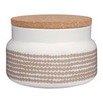 Marimekko Oiva - Siirtolapuutarha jar, 0,7 L, white - clay